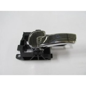 Resim Hushan 2007 - 2014 Nissan Qashqai J10 Ön Kapı Iç Açma Kolu Sol Siyah (Elceği Nikelajlı) (Hushan) (Oem NO:80671JD000) 