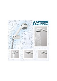 Resim Welldone Prestij Mafsallı Duş Seti Beyaz 