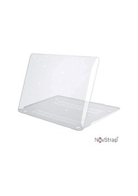 Resim Novstrap Apple Macbook Air 15 İnç A2941 İle Uyumlu Kristal Parlak Simli Kılıf Sert Glitter Şeffaf 
