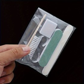 Resim 10 adet Tek Kullanımlık Tırnak Kiti, Tırnak Çıkartıcı ve Puf ile, Seyahat ve Salon Kalitesinde Manikür/Pedikür Araçları Bireysel Ambalajda – Tırnak Makasları ve Dosya, Tırnak Kiti Seti, Tırnak Teknisyeni Malzemeleri, Kadınlar İçin Tırnak Kiti, Tırnak Kiti Tam, Salon Gereksinimleri, Manikür Araçları, Kompakt Tasarım, Seyahat Dostu Araçlar, Hijyenik Manikür Seti, Dayanıklı Tırnak Araçları, Tırnak Bakım Kiti, Seyahat Gereksinimleri, Ev Manikür Kullanıcıları, Pedikür Tutkunları, Salon Uzmanları İç 