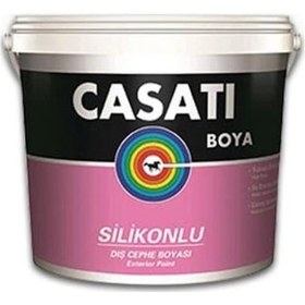 Resim Casati Silikonlu Dış Cephe Boyası 7,5 Litre Beyaz (482022922) 