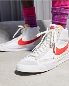 Resim Nike Blazer Mid Pro Club Erkek Mid-top Sneaker Dq7673-101 
