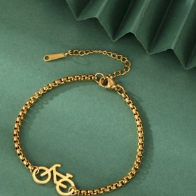 Resim 1 adet KKJOY Boho Tarzı Erkek Bisiklet Bilekliği, Paslanmaz Çelik, Ayarlanabilir Rahat Spor Takısı, Çok Yönlü Moda Seyahat Hediye Aksesuarı 