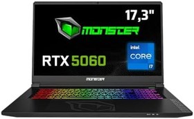 Resim Monster Tulpar T7 V26.2.2 Intel Core i7 13620H 32 GB RAM 1 TB SSD 8 GB RTX 5060 FreeDOS 17,3" FHD 144 Hz Oyun Bilgisayarı 