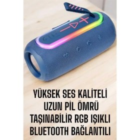 Resim Techno Stock Kablosuz Bluetooth Hoparlör Uzun Pil Ömrü Taşınabilir 