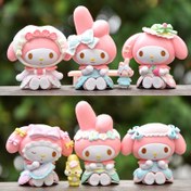 Resim Oda ve Araba Dekorasyonu için 1/6 Adet Sanrio Bebek Çay Partisi Hello Kitty Figürleri 