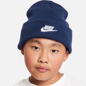 Resim Nike Sportswear Peak Folding Cuff and Embroidered Futura Logo Details Çocuk Bere 
