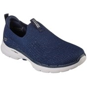 Resim Skechers GOWALK 6 - OCEAN CRYSTAL KADIN SPOR AYAKKABI 124521 124521-NVY 