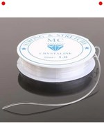 Resim NETWORK ART Esnek Şeffaf Misina İp 1 mm - Hobi ve Takı 