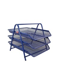 Resim Bigpoint Evrak Rafı Metal 3 Lü Bp413-35 Mavi 