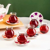 Resim Genel Markalar Beyoğlu 12 Parça Çay Seti - Renkli - 210 ml 