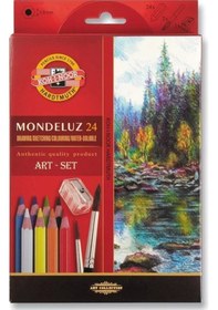 Resim Koh-i Noor Mondeluz Aquarell Sulu Boya Kalem Seti 24lü 3711 