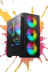 Resim APX70 Ryzen 5 3600 16 GB RAM 120 GB SSD 1 TB HDD RX 550 FreeDOS Gaming Masaüstü Bilgisayar 