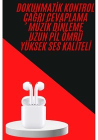 Resim Yeni Nesil Akıllı Saat Ve Kulaklık Seti Gümüş Kasa Zarif Tasarım Çok Fonksiyonlu 