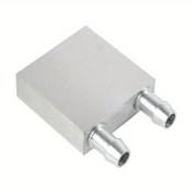 Resim 1pc New Mini Aluminum Water Cooling Radiator, Liquid Cooler Water Block For CPU GPU Computer Parts Cooling Block 4*4cm/1.57*1.57in 