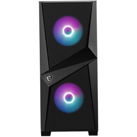 Resim MSI MAG FORGE 100R Temperli Cam 2x A-RGB Fan 1x120mm Fan 650W 80+ Bronze PSU ATX Gaming Bilgisayar Kasası 