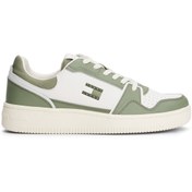 Resim Tommy Hilfiger Tommy Jeans Retro Basket Erkek Yeşil Spor Ayakkabı 