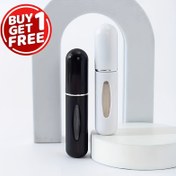 Resim 2 Paket BPS-Free Plastik Doldurulabilir Parfüm Atomizer Şişeleri, 5ml Kokusuz Taşınabilir Seyahat Sprey Kapları 