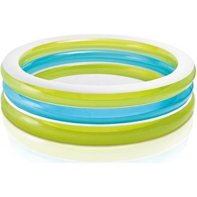 Resim Intex Şeffaf Üç Boğumlu Şişme Havuz 203 x 51cm Çok Renkli 