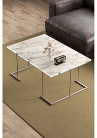 Resim Uslucan Alışveriş Orta Sehpa Ve Zigon Sehpa Solo Set Gümüş Efes Çok Renkli 