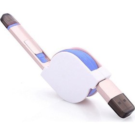 Resim Go Mobile GM-CCM-01 Makaralı Lightning - Micro USB Kablo 