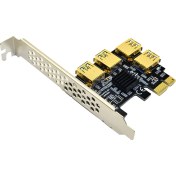 Resim Homyl 1 Ila 4 Pcı Yükseltici Kartı Pcı-E 1x Harici 4 Pcı-E Çarpan Adaptörüne(Yurt Dışından) 