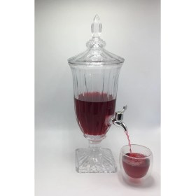 Resim Ily Alya 2 Litre Musluklu Cam Su Sebili Şerbetlik ve Damacana 