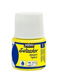 Resim Pebeo Setacolor Opak Kumaş Boyası 17 Lemon Yellow 