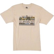 Resim Quiksilver Tropical Rainbow Erkek Bej Tişört 