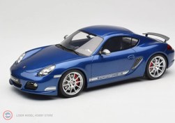 Resim 1:18 GT Spirit 2012 Porsche Cayman R Aqua Blue Metallic 