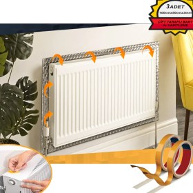 Resim Silver Global 3 Adet Yapışkanlı Isı Yalıtım Levhası 3 mm Petek Arkası Radyatör Kalorifer Arkalığı Izolasyon Plaka 