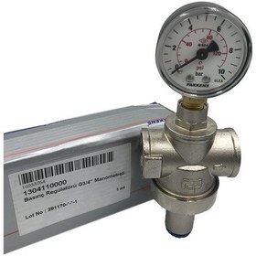 Resim Pakkens Basınç Regülatörü Manometreli DN 20 PN 16 3/4'' 