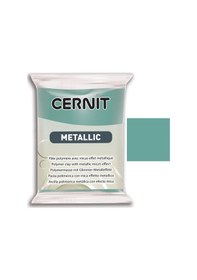Resim Cernit Metallic Polimer Kil 56G 054 Turquoise Gold 