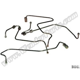 Resim Mercedes W201 W124 T1:208d 310d Om601 Enjektör Yakıt Borusu Set - Wender A6010700033 