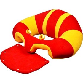 Resim Bebek Destek Oturma Minderi - Kırmızı Sarı 