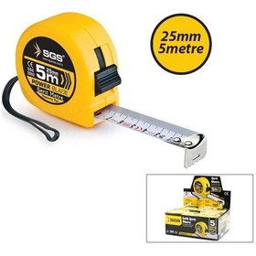 Resim 12 Adet 5mt X 25mt Stoplu Şerit Metre 4915 