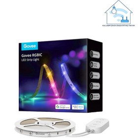 Resim Govee RGBIC Basic LED Şerit H618A3D1 WiFi+BT Alexa Google Asst. Destekli 5 M 