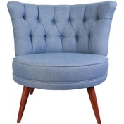 Resim Ze10 Design Richland Tekli Koltuk Indigo Mavi 