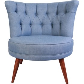 Resim Ze10 Design Richland Tekli Koltuk Indigo Mavi 