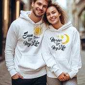 Resim Sun And Moon Kapşonlu Sweatshirt 