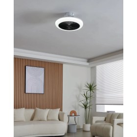 Resim Eglo 35139 "kostrena" 45,5 cm Çapında Abs Tavan Vantilatörü Ac Motor 