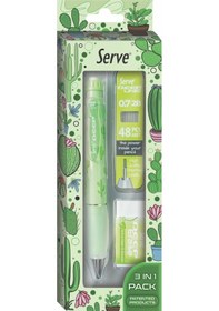 Resim Serve Deep Doğa Serisi Okul Seti Elma Yeşili 