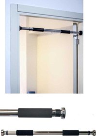 Resim Clifton Kapı Barfiks Çubuğu 65-100 Cm Ayarlanabilir Barfiks Çekme Demiri Barfiks Aleti 