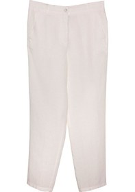 Resim Yargıcı Düğme Detaylı Jogger Kırık Beyaz 