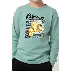 Resim Panios Kids 3'lü Crazy City-scotter-ınside Baskılı Erkek Çocuk Sweatshirt Çok Renkli 