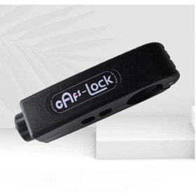 Resim Meridiangoods Siyah Abs Malzeme Bisiklet Ve Motosiklet Kiliti - Hafif Ve Taşınabilir 