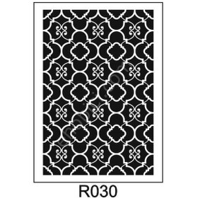 Resim Ardışık Desen Stencil Şablon 25X35 R-030 