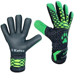 Resim Katze Prime Kaleci Eldiveni Siyah Yeşil 