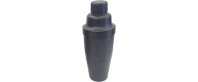 Resim Mojito Tokmağı Siyah 20.7 cm Kokteyl Shaker Polikarbon 700 cc Jigger 2.5/5 cl Tokmak 
