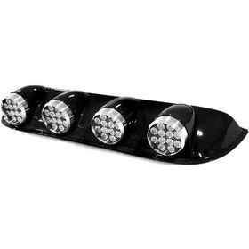 Resim Offroad Sis Lambası 12x4 Led Yuvarlak Siyah /lass243 